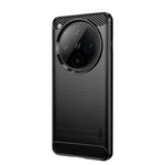 MOFI För Oppo Find X8 Pro 5G Bakstycke Borstad Textur Kolfiber Mjukt TPU-skal