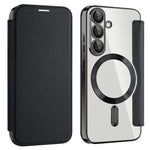 For Samsung Galaxy S25 Magnetic Case RFID Blocking Leather Phone Cover