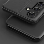 For Samsung Galaxy S25 Case View Window PU Leather Stand Cover