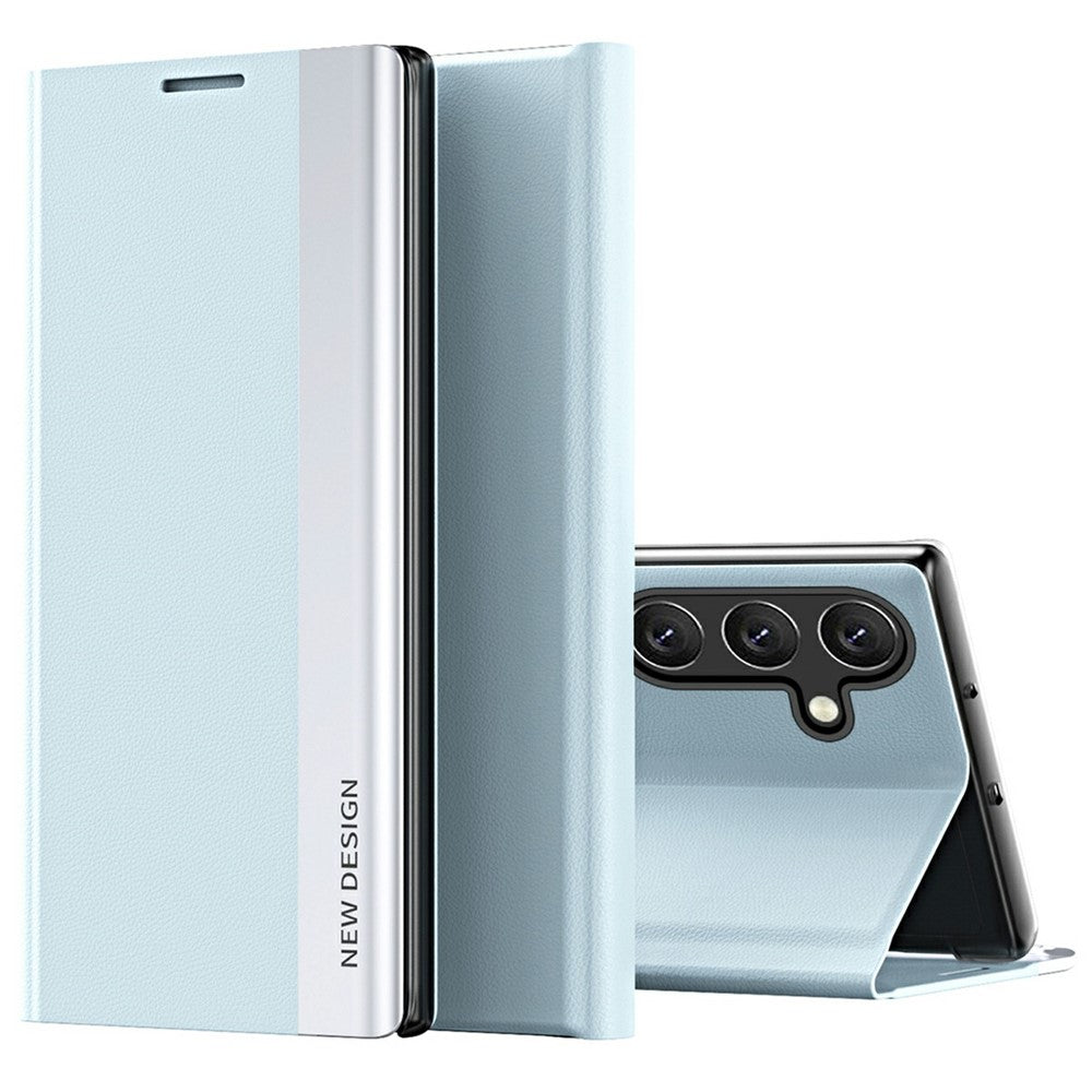 For Samsung Galaxy S25 Case Anti-Drop Leather Phone Cover with Stand