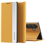 For Samsung Galaxy S25 Case Anti-Drop Leather Phone Cover with Stand
