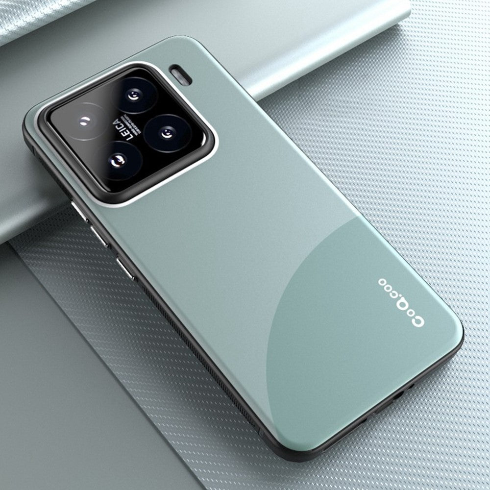 Q.COO For Xiaomi 15 TPU Case Contrast Color Skin-Touch Phone Cover