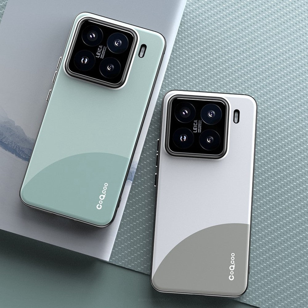 Q.COO TPU-cover til Xiaomi 15, kontrastfarvet mobilbeskyttelse med hudvenlig overflade