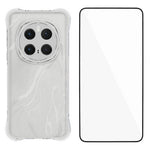 WANLONFENG WL Series for Honor Magic7 Pro 5G TPU Case 2.0mm Phone Cover with Tempered Glass Film