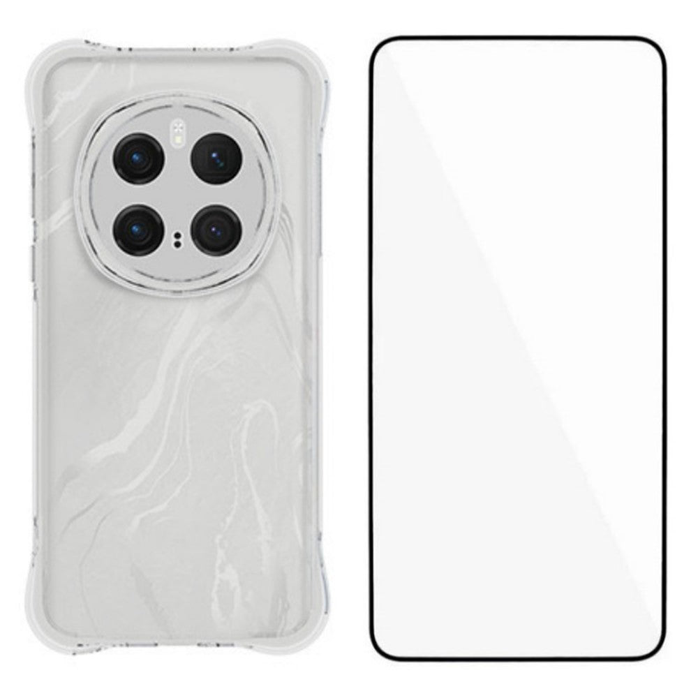 WANLONFENG WL Series for Honor Magic7 Pro 5G TPU Case 2.0mm Phone Cover with Tempered Glass Film