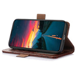For Xiaomi Redmi Note 14 Pro+ 5G / 14 Pro 5G / Poco X7 5G Case RFID Blocking Genuine Cow Leather Phone Case Ostrich Texture