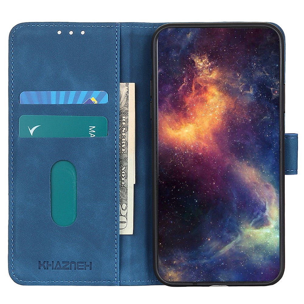 KHAZNEH For Xiaomi Redmi Note 14 4G (163.25mm) Wallet Case PU Leather Phone Cover Retro Texture