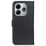 KHAZNEH Plånboksfodral för Xiaomi Redmi Note 14 4G (163,25 mm) med läderstruktur och flipfodral