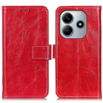 Xiaomi Redmi Note 14 4G (163.25mm) Läderfodral Plånboksfodral mobilfodral Crazy Horse Texture