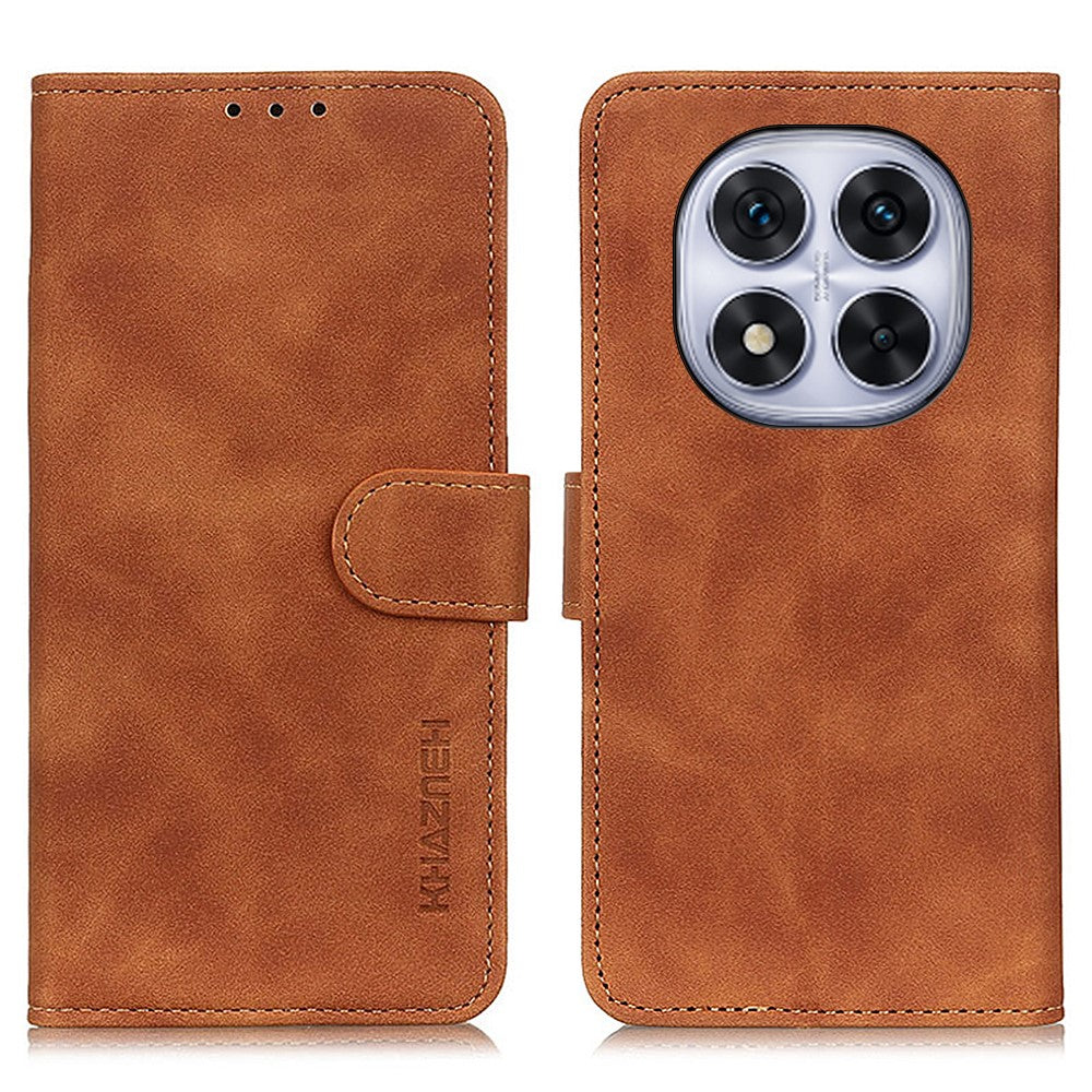 KHAZNEH För Xiaomi Redmi Note 14 Pro+ 5G / Note 14 Pro 5G / Poco X7 5G Plånboksfodral PU-läder mobilskal Retrotextur