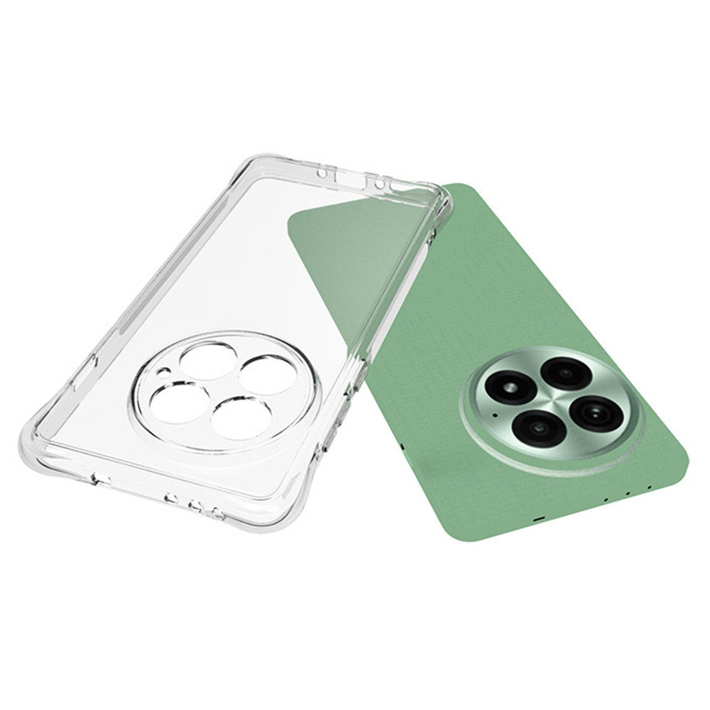 WANLONFENG WL-serien för OnePlus 13 TPU-skal 2,0 mm mobilskydd med härdat glasfilm