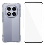 WANLONFENG WL-serien för Xiaomi Redmi Note 14 Pro 5G / Poco X7 5G TPU-skal 2,0 mm mobilskydd med härdat glasfilm