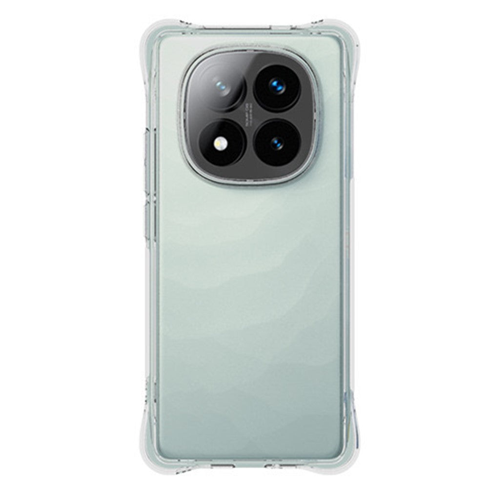 WANLONFENG WL Series for Xiaomi Redmi Note 14 Pro+ 5G TPU Case 2.0mm Phone Cover with Tempered Glass Film