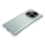 WANLONFENG WL Series for Xiaomi Redmi Note 14 Pro+ 5G TPU Case 2.0mm Phone Cover with Tempered Glass Film