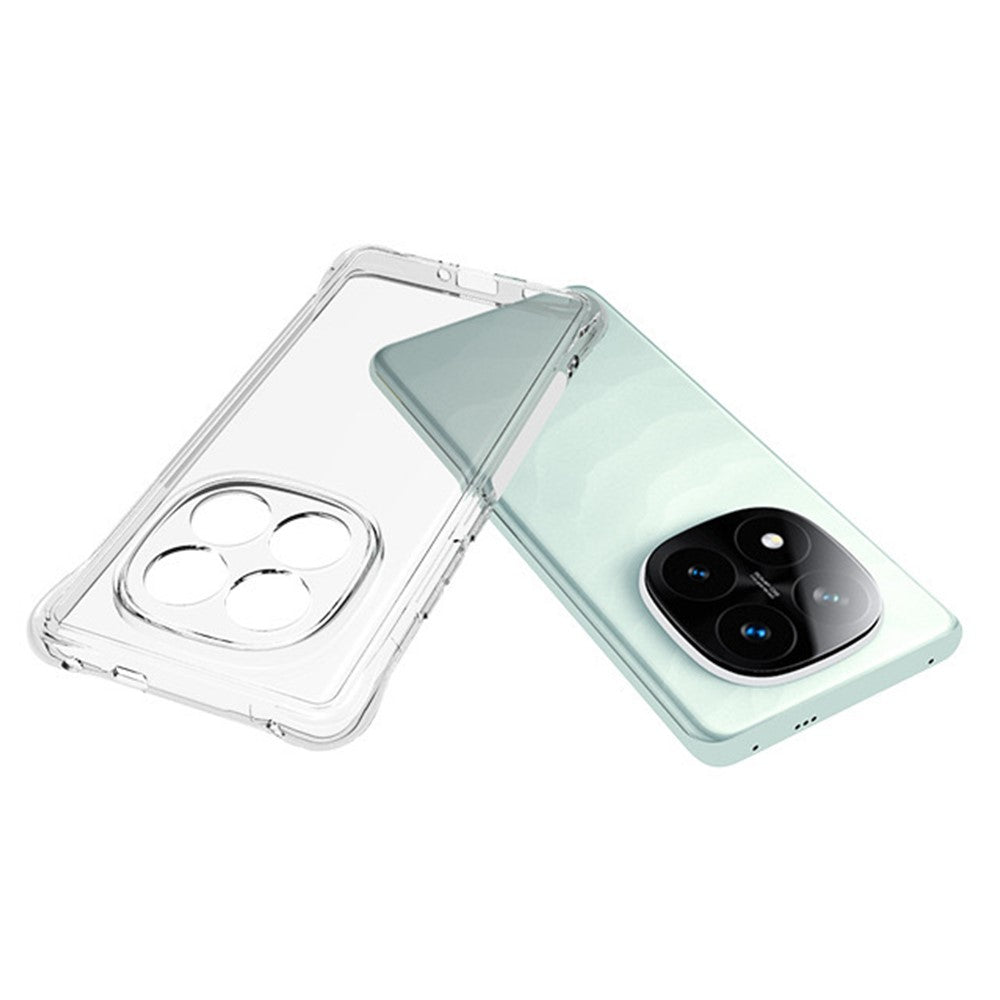 WANLONFENG WL Series for Xiaomi Redmi Note 14 Pro+ 5G TPU Case 2.0mm Phone Cover with Tempered Glass Film