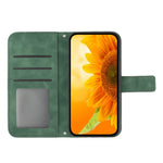 For Xiaomi 15 Case Sunflower Imprint Leather Wallet Phone Cover with Wrist Strap