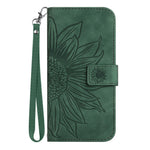 For Xiaomi 15 Case Sunflower Imprint Leather Wallet Phone Cover with Wrist Strap