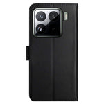HT02 For Xiaomi 15 Case Genuine Cow Leather Phone Cover Nappa Texture