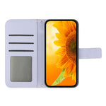 Xiaomi 15 Pro-skal Sunflower Imprint Läderplånbok mobilskal med Handledsrem