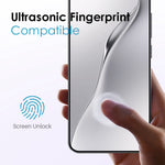 NORTHJO For Xiaomi 15 TPU Phone Case+Tempered Glass Film (Support Fingerprint Unlock)