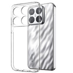 NORTHJO For Xiaomi 15 Pro TPU Phone Case+3D Curved Tempered Glass Film (Support Fingerprint Unlock)