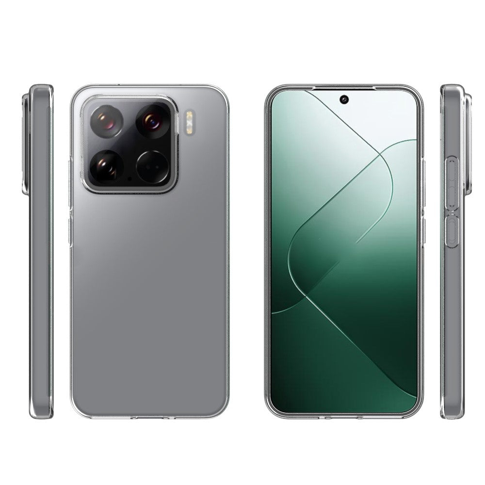10Pcs / Pack For Xiaomi 15 Clear Case Watermark-Free TPU Protective Cover