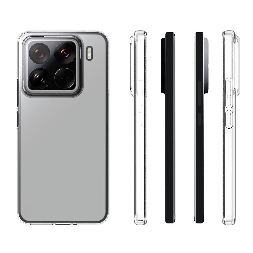 10 st/förpackning för Xiaomi 15 Pro genomskinligt skal vattenstämpelfritt TPU-skyddsfodral