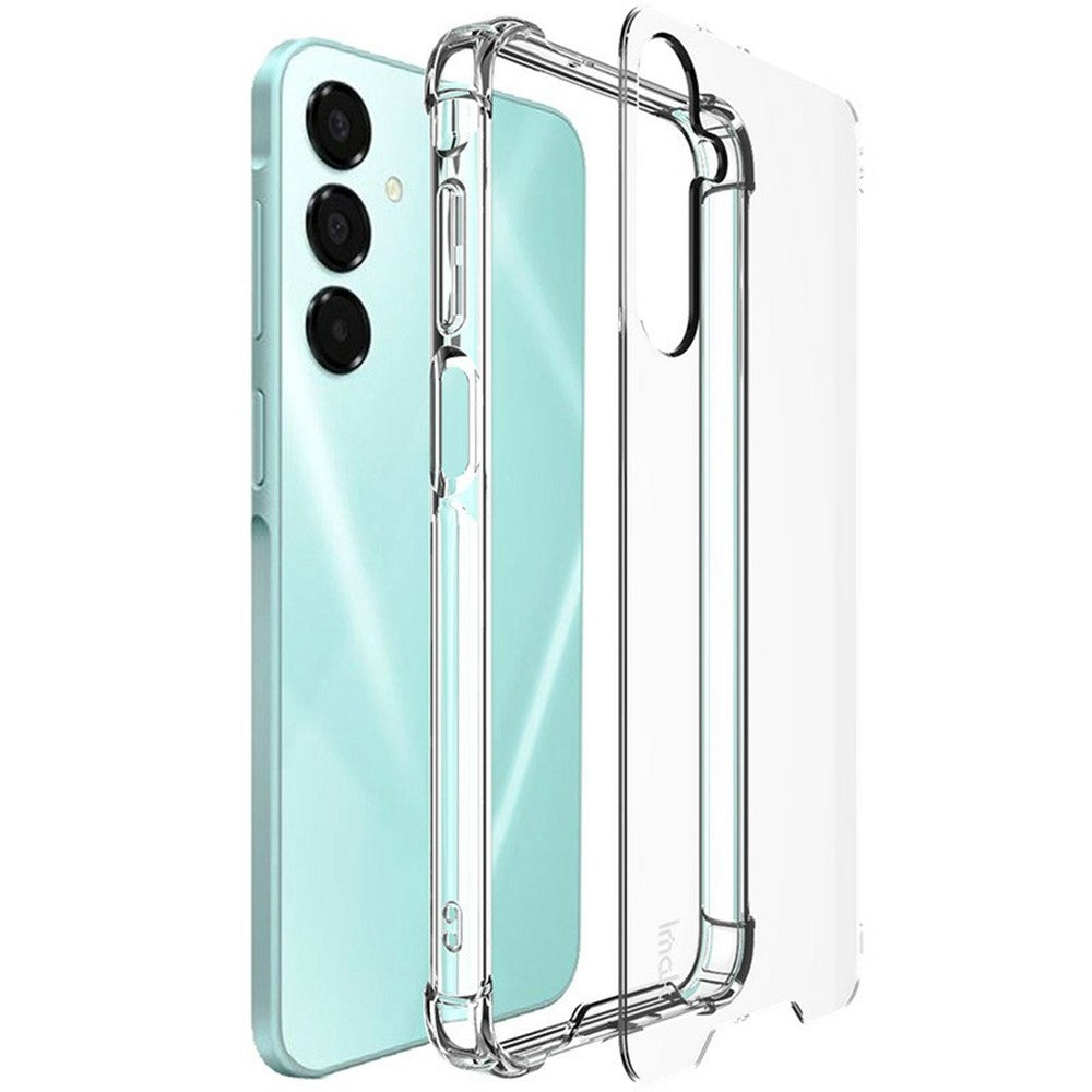 IMAK til Samsung Galaxy A16 5G / 4G PC+TPU Stødresistent Gennemsigtigt Telefoncover