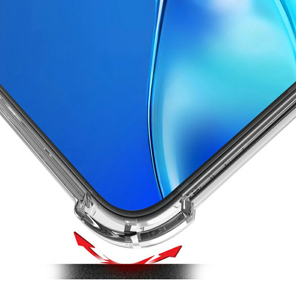 IMAK til Samsung Galaxy A16 5G / 4G PC+TPU Stødresistent Gennemsigtigt Telefoncover