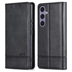 AZNS För Samsung Galaxy S25+ Skal Plånboksfodral i Kohud med PU-lädertextur