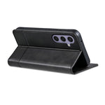 AZNS För Samsung Galaxy S25+ Skal Plånboksfodral i Kohud med PU-lädertextur