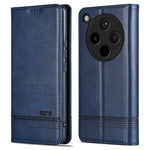 AZNS For Oppo Find X8 5G Case Cowhide Texture PU Leather Wallet Phone Cover