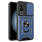 OnePlus Nord CE4 5G-skal med glidande kameralock PC+TPU-stativmobilskydd