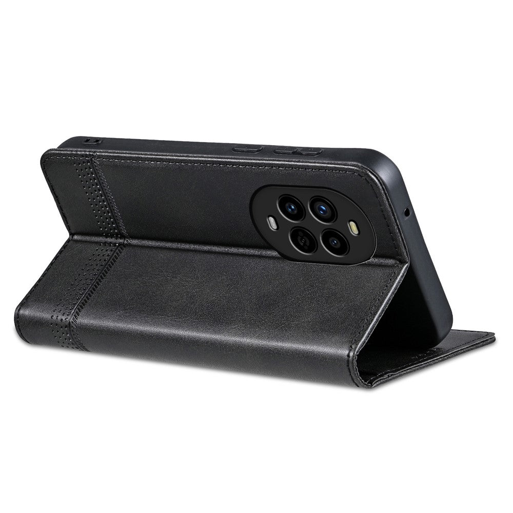 AZNS For Huawei nova 13 Pro 5G Case Cowhide Texture PU Leather Wallet Phone Cover