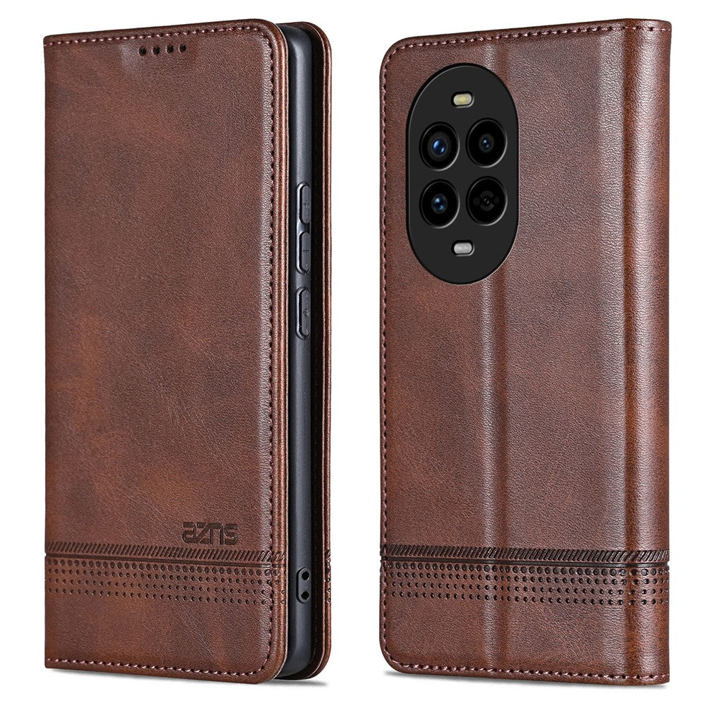 AZNS For Huawei nova 13 Pro 5G Case Cowhide Texture PU Leather Wallet Phone Cover