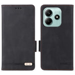 For Xiaomi Redmi Note 14 4G (163.25mm) Case Leather Wallet Flip Phone Cover with Hardware Decor