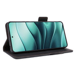 For Xiaomi Redmi Note 14 4G (163.25mm) Case Leather Wallet Flip Phone Cover with Hardware Decor