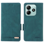 For Xiaomi Redmi Note 14 4G (163.25mm) Case Leather Wallet Flip Phone Cover with Hardware Decor