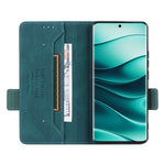 For Xiaomi Redmi Note 14 Pro 4G Case Leather Wallet Flip Phone Cover with Hardware Decor