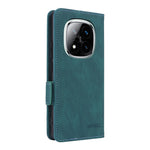 For Xiaomi Redmi Note 14 Pro 4G Case Leather Wallet Flip Phone Cover with Hardware Decor