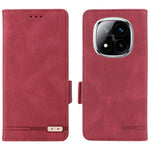 For Xiaomi Redmi Note 14 Pro 4G Case Leather Wallet Flip Phone Cover with Hardware Decor