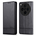 AZNS For Oppo Find X8 Pro 5G Case Cowhide Texture PU Leather Wallet Phone Cover