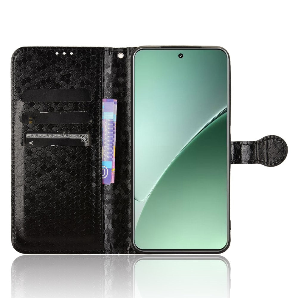 Xiaomi 15 Pro Plånboksfodral Prickmönster Avtryck PU-läder mobilfodral