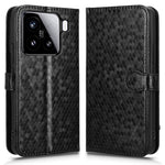 For Xiaomi 15 Wallet Case Dot Pattern Imprint PU Leather Phone Cover