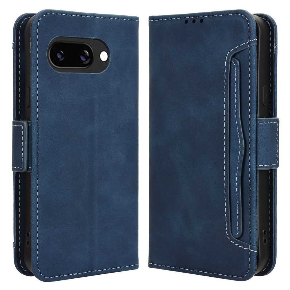 For Google Pixel 9a Leather Case Phone Wallet Cover with Multiple Card Slots
