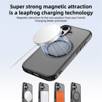Til iPhone 16-cover kompatibelt med MagSafe Ring Kickstand TPU+PC-bagcover
