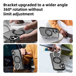 Til iPhone 16-cover kompatibelt med MagSafe Ring Kickstand TPU+PC-bagcover