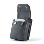 CASEME For Samsung Galaxy Z Flip7 FE 5G / Z Flip7 5G / Z Flip6 5G / Z Flip5 5G Phone Pouch with Strap RFID Blocking Leather Wallet Phone Case