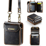 CASEME For Samsung Galaxy Z Flip7 FE 5G / Z Flip7 5G / Z Flip6 5G / Z Flip5 5G Phone Pouch with Strap RFID Blocking Leather Wallet Phone Case