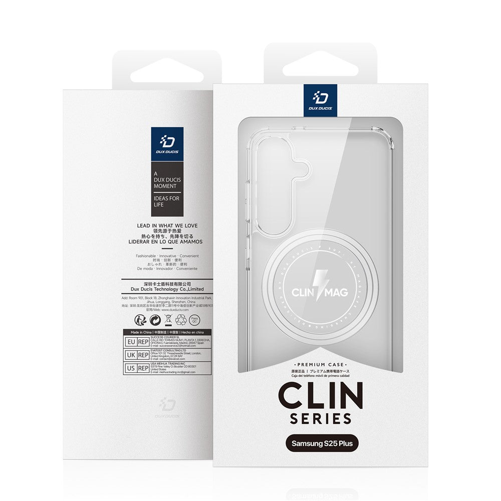 DUX DUCIS For Samsung Galaxy S25+ Back Cover Clin Series Clear Phone Magnetic Case
